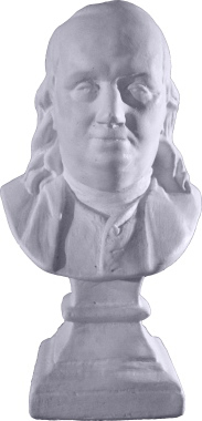 Ben Franklin Plaster Statue