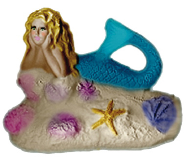 Mermaid Dreaming Plaster Statue