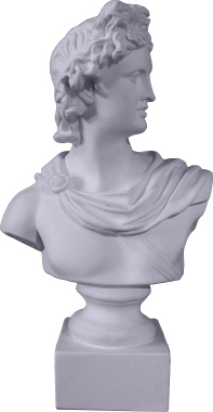 Apollo Plaster Statue