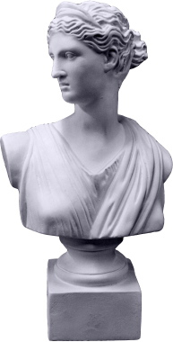 Diana Plaster Statue