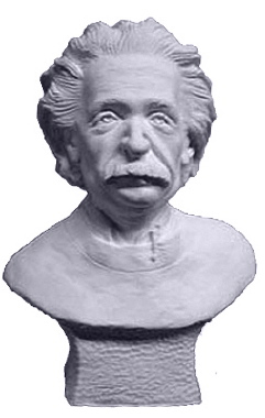 Einstein Plaster Statue