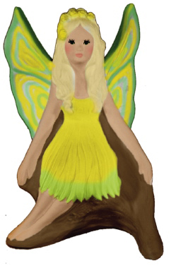 Garden Fairy Plaster Statue