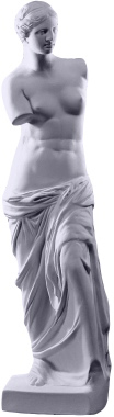 Venus De Milo Plaster Statue 19 inch