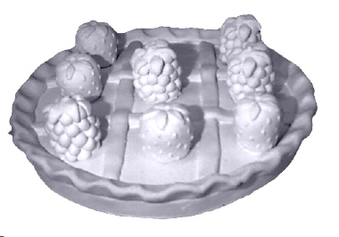 Pie Tic Tac Toe Game Plaster Statue