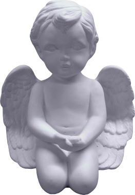 Cherub Kneeling Statue