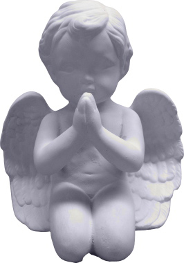 Cherub Praying Statue