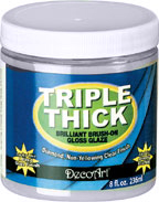 Triple Thick Glaze 8 oz - By DecoArt