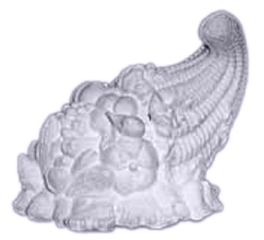 Cornucopia Plaster Statue