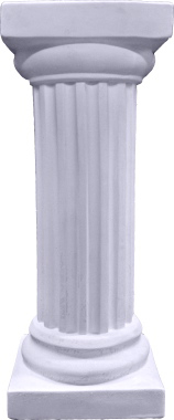 Common Plaster Pedestal