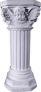 Angel Plaster Pedestal