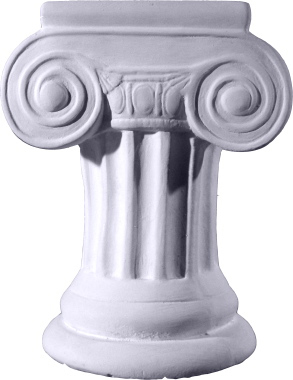 Ionic Mini Plaster Pedestal