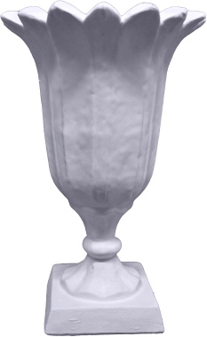 Tulip Plaster Urn