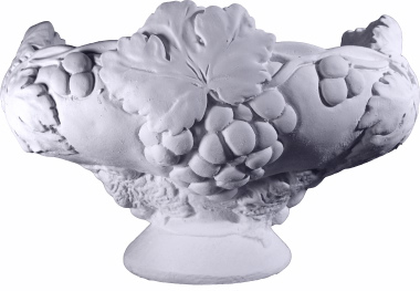 Grape Centerpiece  Plaster Vase