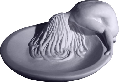Nude Potpourri Dish Plaster Vase
