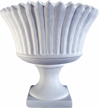 Fluted Round Centerpiece Vase