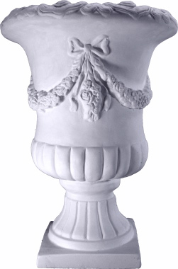 Garland Plaster Urn Large