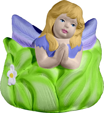 Fairy  Plaster Vase Small
