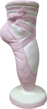 Ballerina Toe Shoe  Plaster Vase