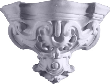 Ornate Plaster Wall Vase