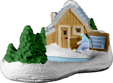 Walnut Grove Pond Plaster Statue